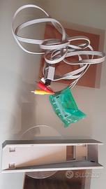 Cavo Nintendo wii e adattatore presa scart e base