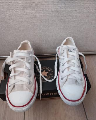 Scarpe bianche converse