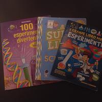 Set 3 libri di scienza per ragazzi 