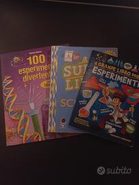 Set 3 libri di scienza per ragazzi 