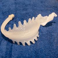 Foglia bassa per lampadario in vetro di Murano