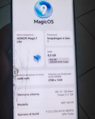 display honor magic 7 lite 