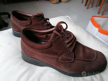 Scarpe Geox Uomo in Camoscio Marrone -Traspiranti