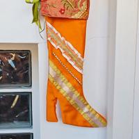 Calza fatta a mano da riempire idea befana