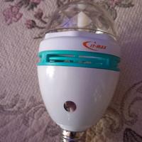 n 3 lampade  multicolor rotanti