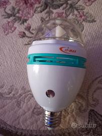 n 3 lampade  multicolor rotanti