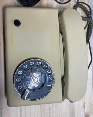 DeTeWe - Telefono fisso con giradischi e cavo