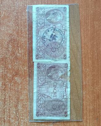 5 LIRE REGNO DI VITTORIO EMANUELE 3 