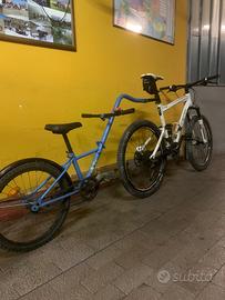 Mtb Carraro +porta bimbi 3/ 12 anni