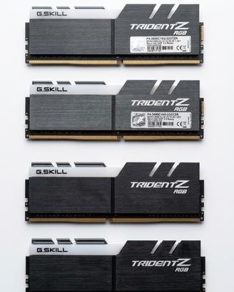 RAM DdR4 G.Skill Trident Z RGB 32GB (4x8GB)