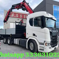 SCANIA R580 EURO 6 CON GRU FASSI 345 NUOVADI FABBR