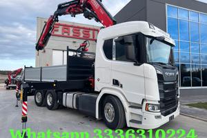 SCANIA R580 EURO 6 CON GRU FASSI 345 NUOVADI FABBR