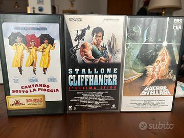 3 videocassette da collezione