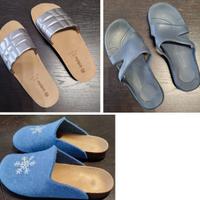 3 paia pantofole ciabatte donna n.38 Inblu e altre