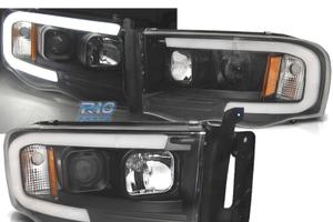 FARI DODGE RAM 02-06 TUBO LED NERO