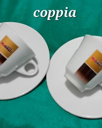 Molinari tazzine espresso serie vintage oro sfumat
