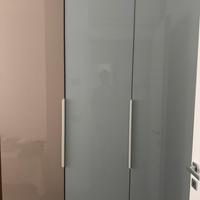 3 Ante Ikea Pax Fardal lucide 50x229cm Brown & Blu