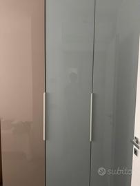 3 Ante Ikea Pax Fardal lucide 50x229cm Brown & Blu