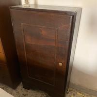 Mobiletto credenza legno scarpiera comodino 53x95