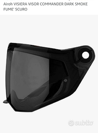 Airoh visiera per casco commander fume' scuro