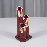 Piccolo vaso modernista anni '70 in ceramica