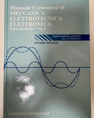 Manuale Cremonese di Meccanica, Elettrotecnica