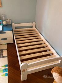 lettino bianco 145x74