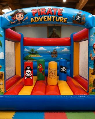 Gioco Gonfiabile Saltarello con Ostacoli x Bambini