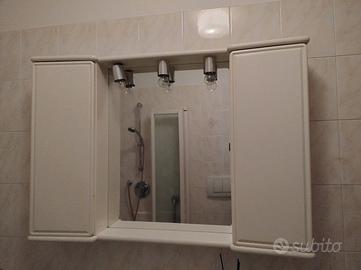 Specchio mobile contenitore bagno