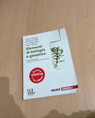 Elementi di Biologia e genetica Zanichelli