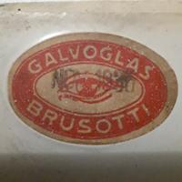 Specchio rettangolare molato Galvoglas Brusotti.