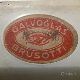 Specchio rettangolare molato Galvoglas Brusotti.