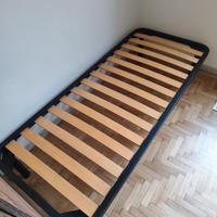 Struttura letto singolo 80x190 cm, doghe in legno