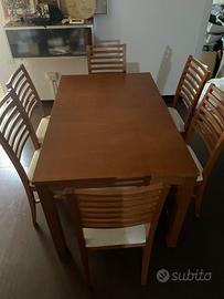Tavolo con 6 sedie
