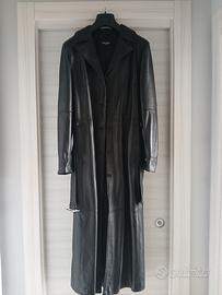 Tranch Donna in pelle lungo