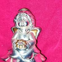 statuina rivestita in lamina argento 925
