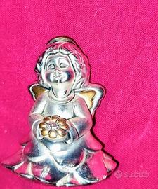 statuina rivestita in lamina argento 925