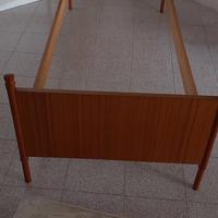 letto singolo con rete e materasso 