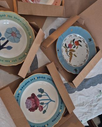 set di quattro piatti Bitossi