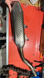 Scarico akrapovic completo 250-350