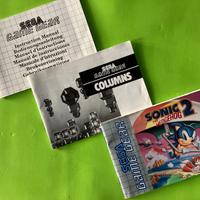 Libretti istruzioni e documentazione per Game Gear