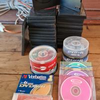 Lotto DVD vergini + custodie