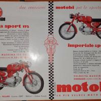 Brochure moto MOTOBI CATRIA IMPERIALE e GUAZZONI