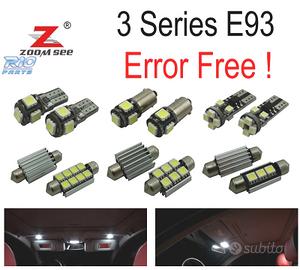 KIT 19 LAMPADE LED INTERNE BMW SERIE 3 E93 320I 32