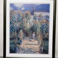 Quadro Monet giardino Vétheuil–arte, stampe, tela