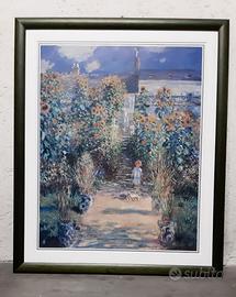 Quadro Monet giardino Vétheuil–arte, stampe, tela