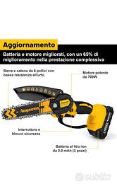 Motosega elettrica nuova