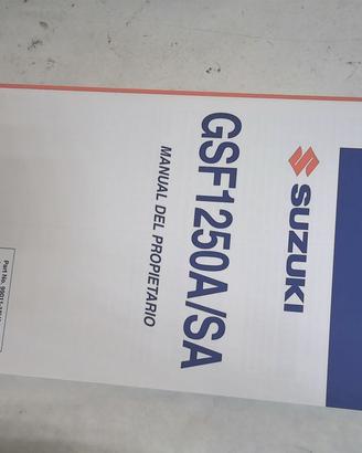 USO E MANUTENZIONE GSF1250A/SA BANDIT SUZUKI 99011