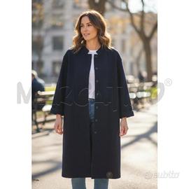 CAPPOTTO DONNA FENDI BLU TG 38