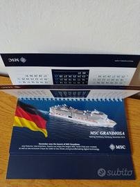 MSC crociere gadget calendario 2019